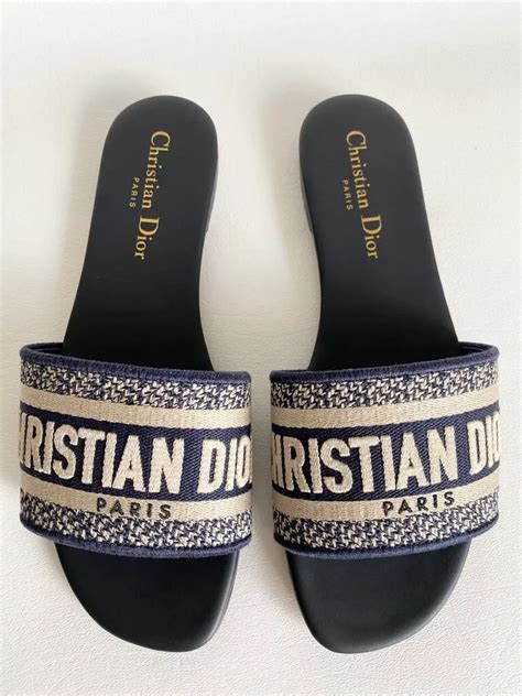 dior sandals blue|genuine christian dior sandals.